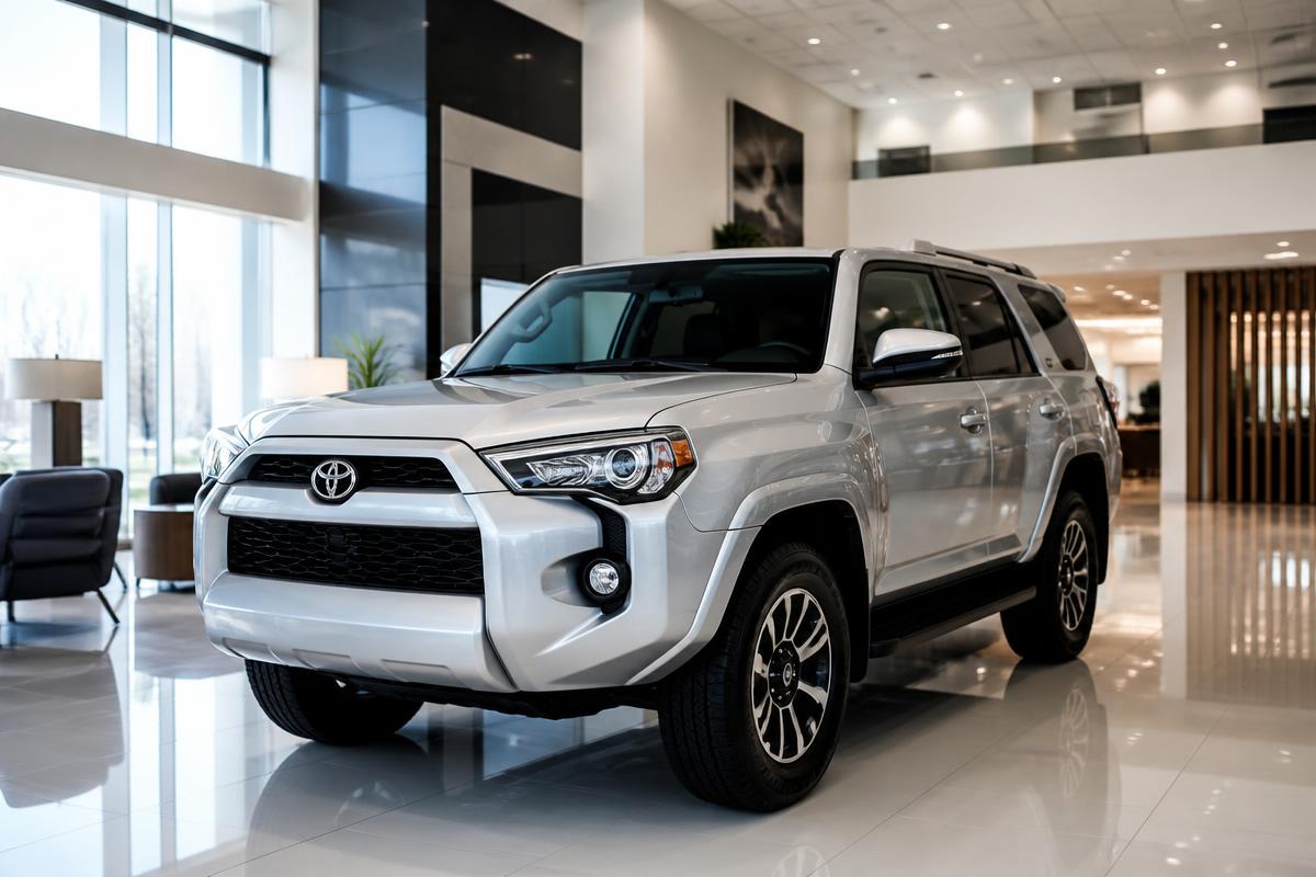 Toyota SUV presented for a trade-in value check at Toyota Sunnyvale